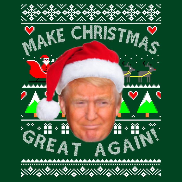Make Christmas Great Again! Donald Trump Ugly Christmas Sweater T-Shirt