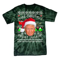 Make Christmas Great Again! Donald Trump Ugly Christmas Sweater Tie-Dye T-Shirt