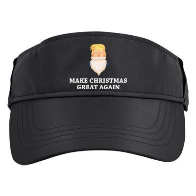 Make Christmas Great Again Santa Beard Trump Adult Drive Performance Visor