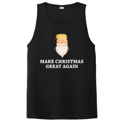 Make Christmas Great Again Santa Beard Trump PosiCharge Competitor Tank