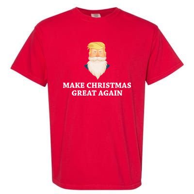 Make Christmas Great Again Santa Beard Trump Garment-Dyed Heavyweight T-Shirt