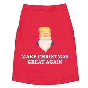 Make Christmas Great Again Santa Beard Trump Doggie Tank