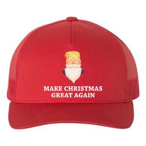 Make Christmas Great Again Santa Beard Trump Yupoong Adult 5-Panel Trucker Hat