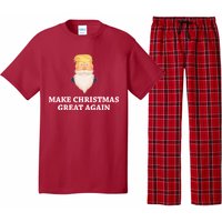 Make Christmas Great Again Santa Beard Trump Pajama Set