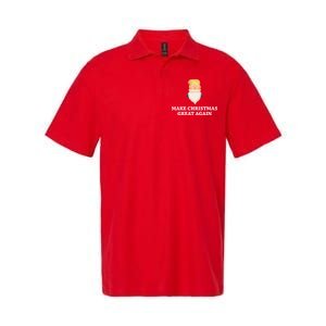 Make Christmas Great Again Santa Beard Trump Softstyle Adult Sport Polo