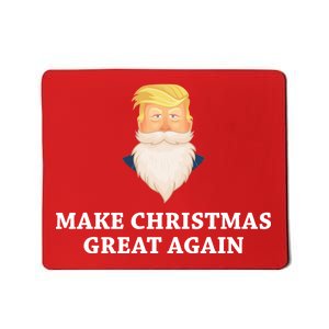 Make Christmas Great Again Santa Beard Trump Mousepad