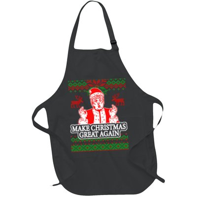Make Christmas Great Again Santa Trump Ugly Apron