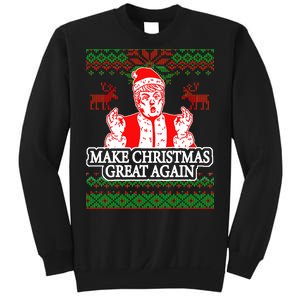 Make Christmas Great Again Santa Trump Ugly Sweatshirt