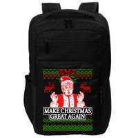 Make Christmas Great Again Santa Trump Ugly Impact Tech Backpack