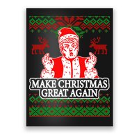 Make Christmas Great Again Santa Trump Ugly Poster