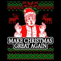 Make Christmas Great Again Santa Trump Ugly Poster