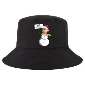 Make Christmas Great Again Trump Snowman Cool Comfort Performance Bucket Hat