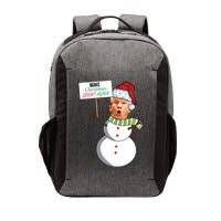 Make Christmas Great Again Trump Snowman Vector Backpack