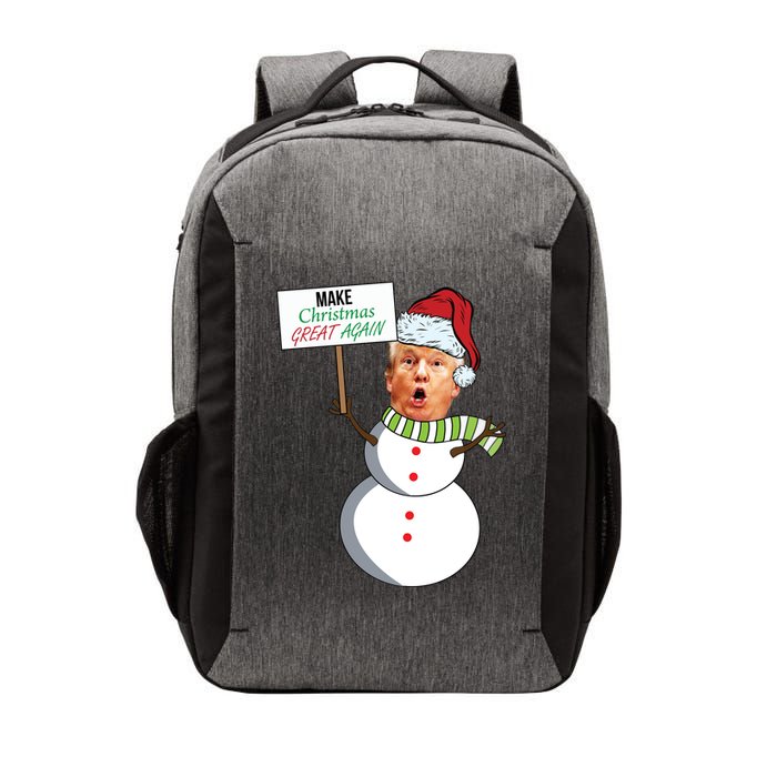 Make Christmas Great Again Trump Snowman Vector Backpack