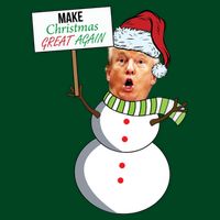 Make Christmas Great Again Trump Snowman Cooling Performance Crew T-Shirt