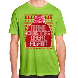 Make Christmas Great Again Ugly Christmas Sweater Design Adult ChromaSoft Performance T-Shirt