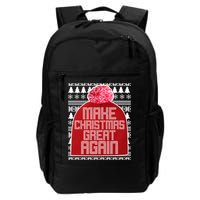 Make Christmas Great Again Ugly Christmas Sweater Design Backpack