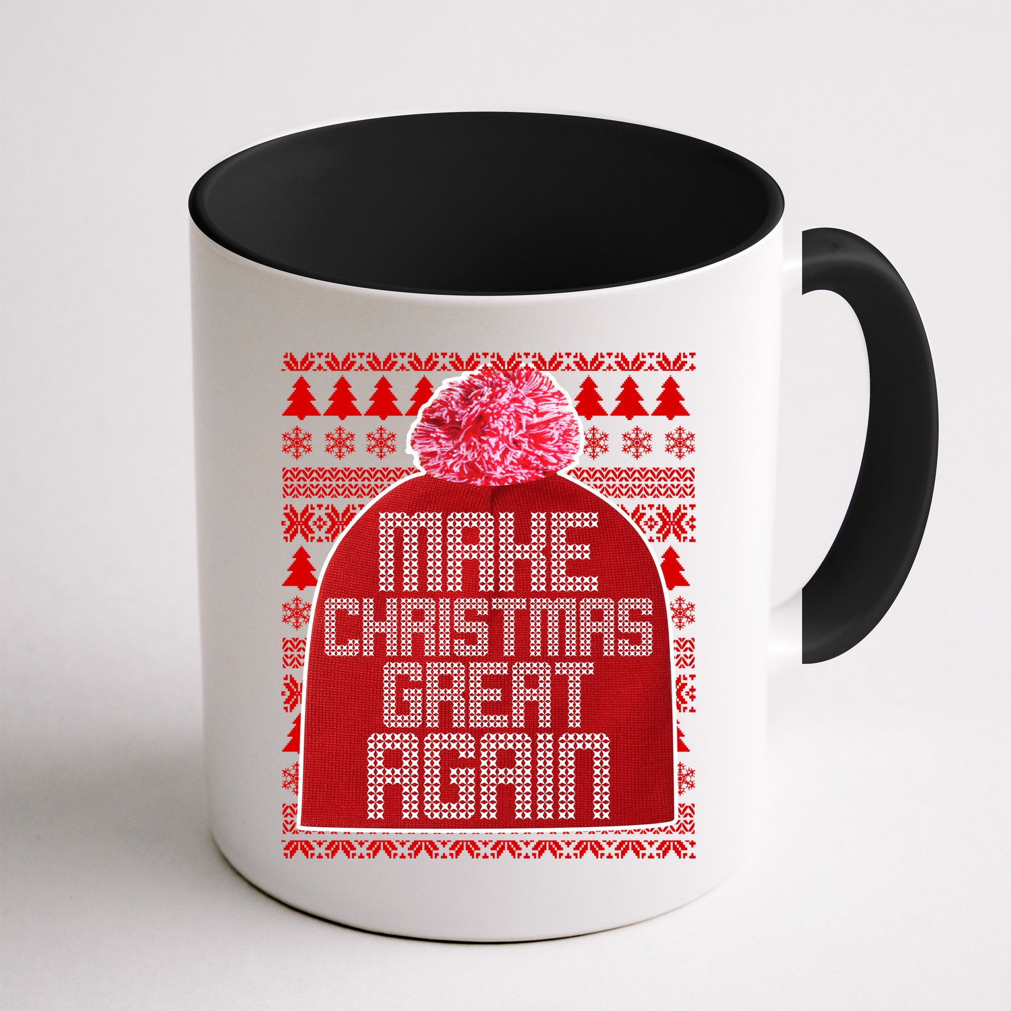 Make Christmas Great Again Ugly Christmas Sweater Design Mug