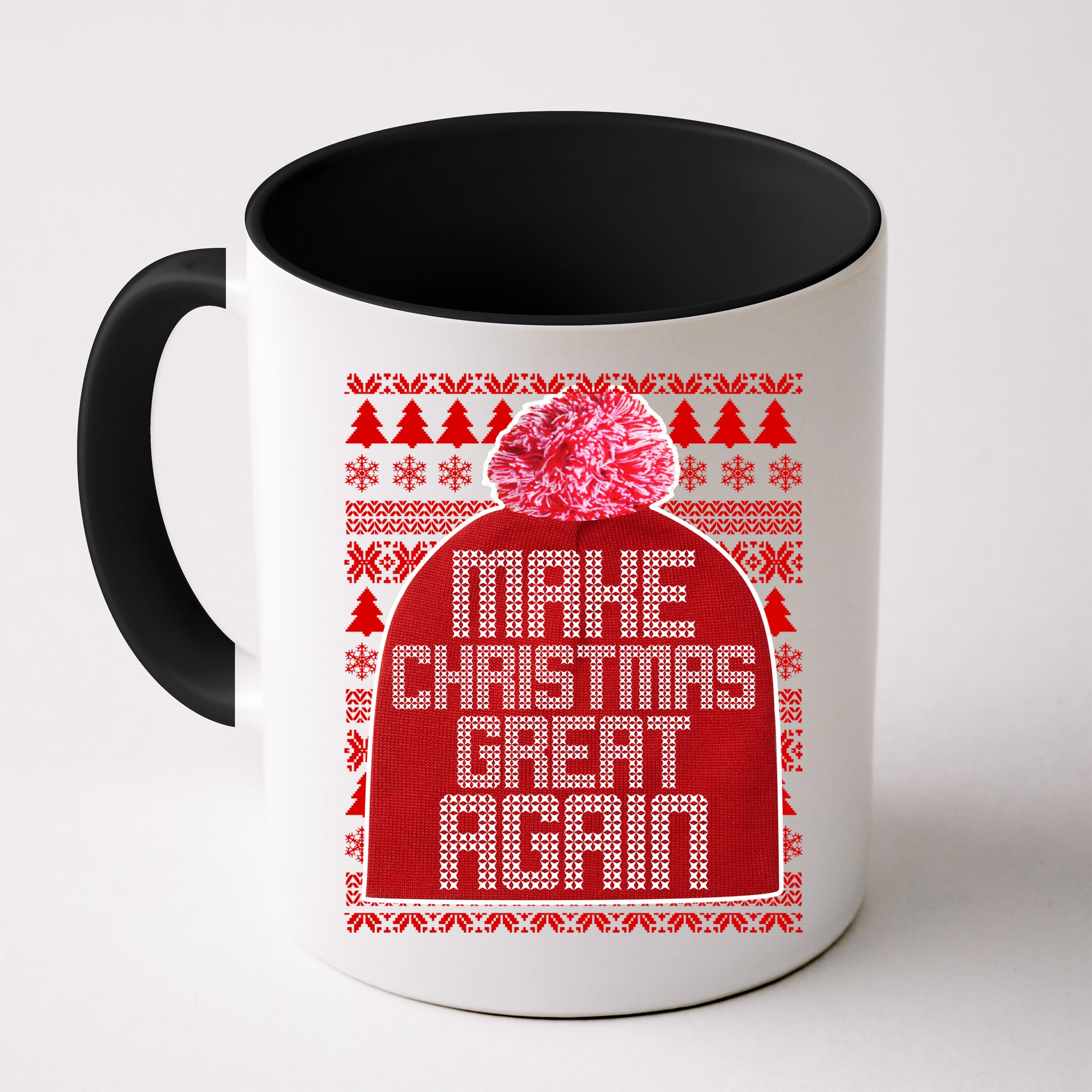 Make Christmas Great Again Ugly Christmas Sweater Design Mug