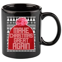 Make Christmas Great Again Ugly Christmas Sweater Design 11oz C Handle Ceramic Mug