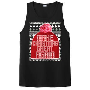 Make Christmas Great Again Ugly Christmas Sweater Design PosiCharge Competitor Tank