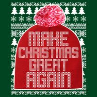 Make Christmas Great Again Ugly Christmas Sweater Design Cooling Performance Crew T-Shirt