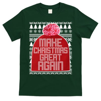 Make Christmas Great Again Ugly Christmas Sweater Design T-Shirt