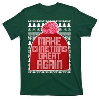 Make Christmas Great Again Ugly Christmas Sweater Design T-Shirt