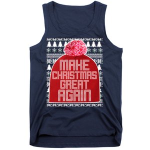 Make Christmas Great Again Ugly Christmas Sweater Design Tank Top