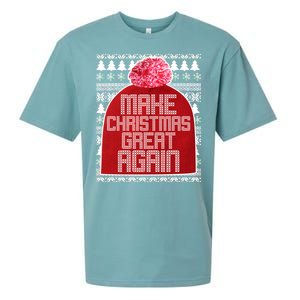 Make Christmas Great Again Ugly Christmas Sweater Design Sueded Cloud Jersey T-Shirt