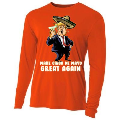 Make Cinco De Mayo Great Again Cooling Performance Long Sleeve Crew