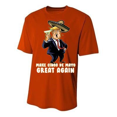 Make Cinco De Mayo Great Again Performance Sprint T-Shirt