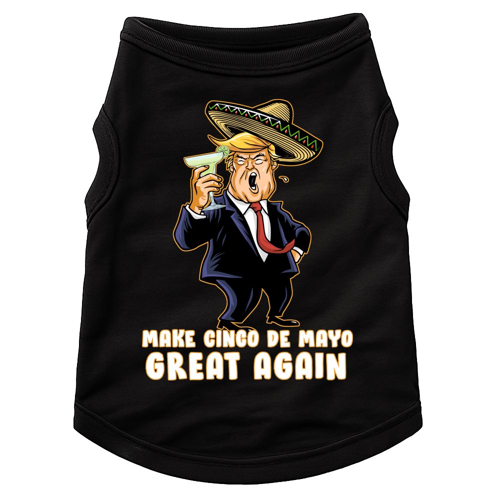 Make Cinco De Mayo Great Again Doggie Tank