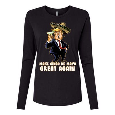 Make Cinco De Mayo Great Again Womens Cotton Relaxed Long Sleeve T-Shirt