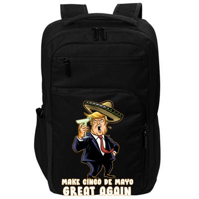 Make Cinco De Mayo Great Again Impact Tech Backpack