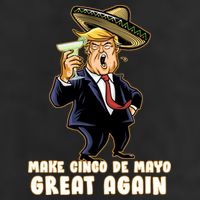 Make Cinco De Mayo Great Again Adult Drive Performance Visor