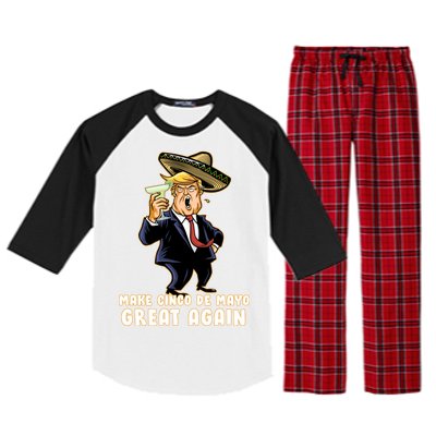 Make Cinco De Mayo Great Again Raglan Sleeve Pajama Set