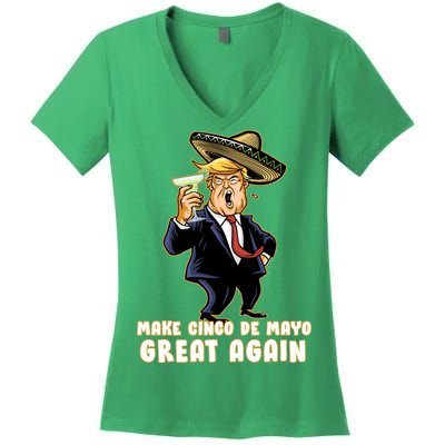 Make Cinco De Mayo Great Again Women's V-Neck T-Shirt