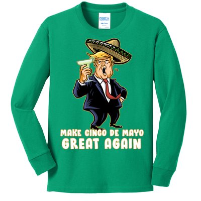 Make Cinco De Mayo Great Again Kids Long Sleeve Shirt