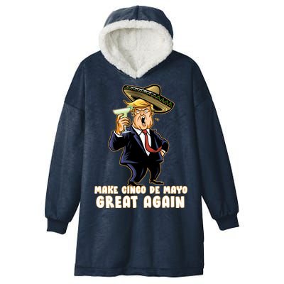 Make Cinco De Mayo Great Again Hooded Wearable Blanket