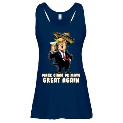 Make Cinco De Mayo Great Again Ladies Essential Flowy Tank