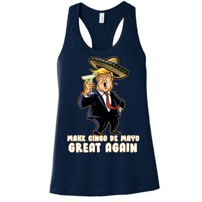 Make Cinco De Mayo Great Again Women's Racerback Tank