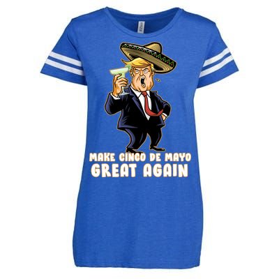 Make Cinco De Mayo Great Again Enza Ladies Jersey Football T-Shirt