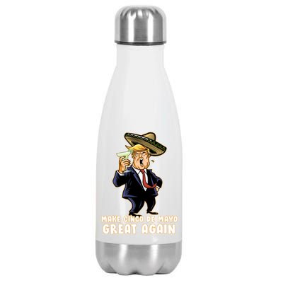 Make Cinco De Mayo Great Again Stainless Steel Insulated Water Bottle