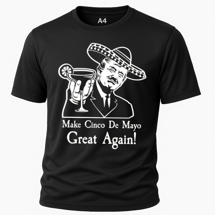 Make Cinco De Mayo Great Again President Donald Trump Cooling Performance Crew T-Shirt
