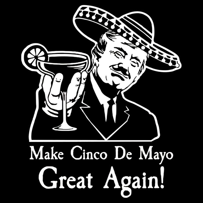 Make Cinco De Mayo Great Again President Donald Trump Cooling Performance Crew T-Shirt