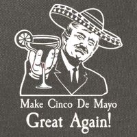 Make Cinco De Mayo Great Again President Donald Trump Cotton Canvas Backpack