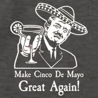 Make Cinco De Mayo Great Again President Donald Trump Vector Backpack