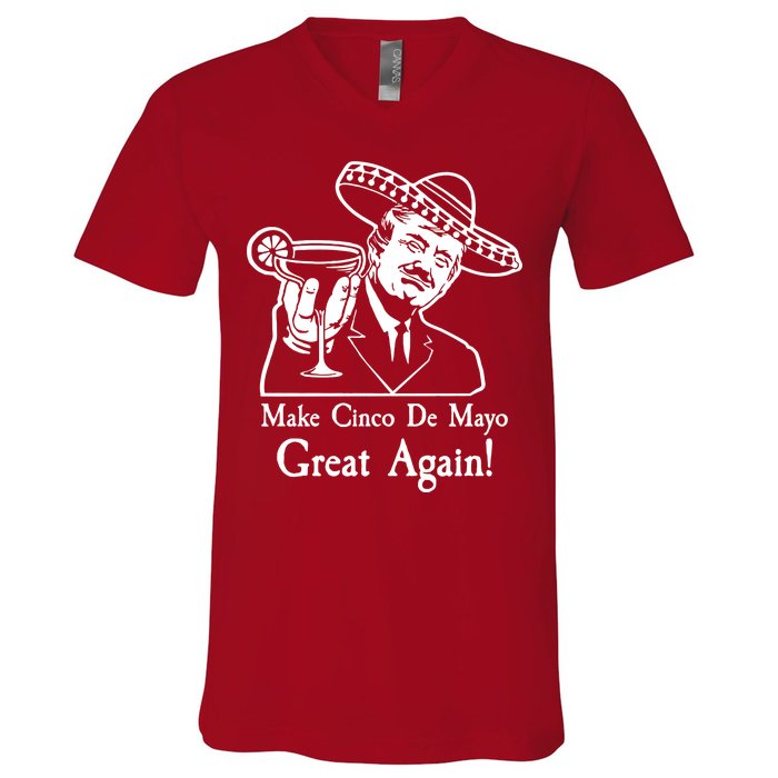 Make Cinco De Mayo Great Again President Donald Trump V-Neck T-Shirt