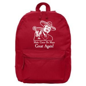 Make Cinco De Mayo Great Again President Donald Trump 16 in Basic Backpack